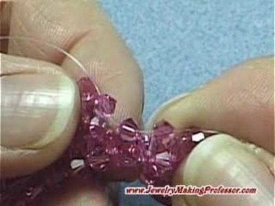 Jewelry Making Video Tutorial Preview - Crystal Open Heart
