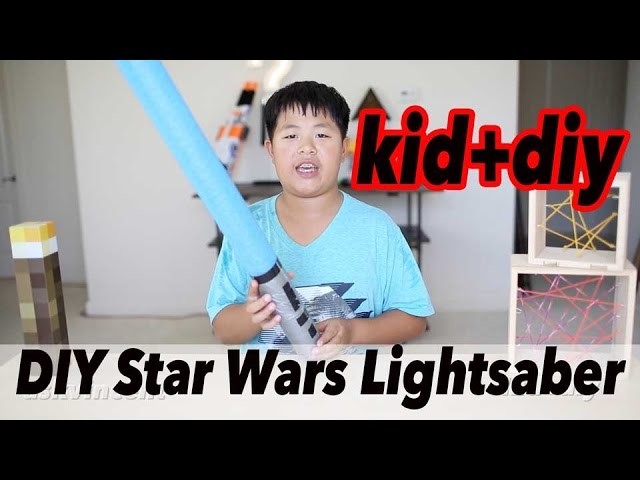 KID+DIY | EASY DIY Starwars Lightsaber | ASKVINCENT
