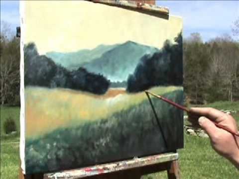 Landscape Painting Demonstration  (w.classical music)