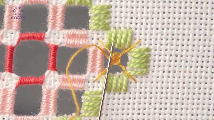 Learn How To Use a Spiders Web Filling Stitch