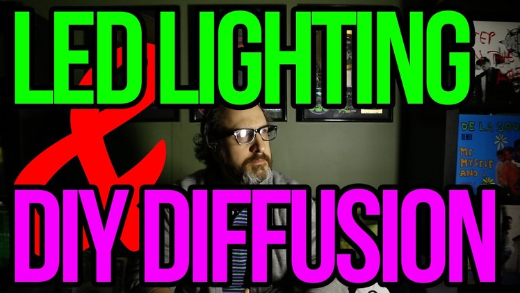 LED Lighting & DIY Diffusion for DSLR Video