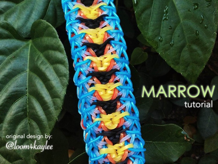 MARROW Rainbow Loom bracelet tutorial