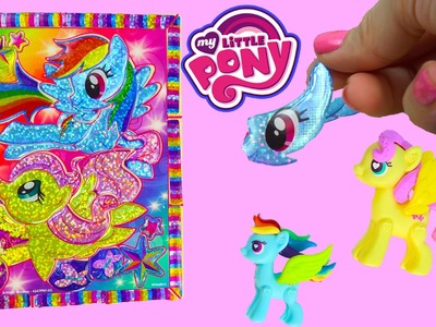 My Little Pony Rainbow Dash Sticker By Number Crystal Masterpiece Puzzle Fluttershy MLP Fun