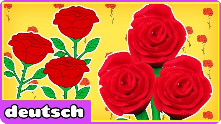 Play Doh Rose | Fun with Play Doh | Rose aus Knetmasse