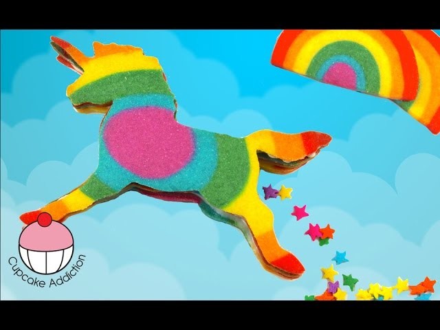 Rainbow Unicorn Cookies - 3D Piñata cookies that POOP STARS! What The?