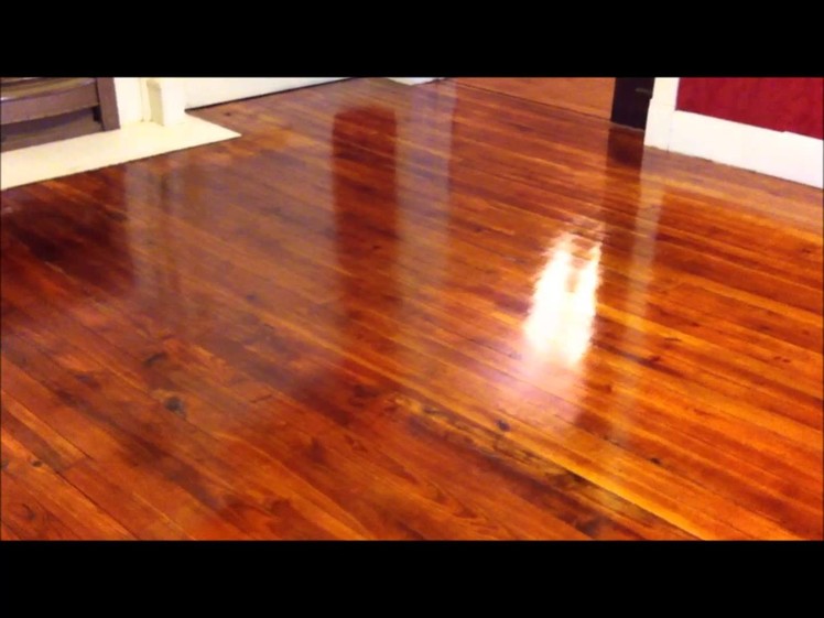 Refinishing Wood Floors Part 4