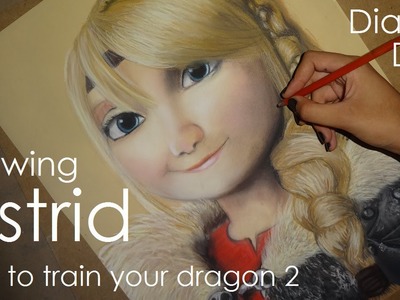 Speed Drawing: Astrid (How To Train Your Dragon) | Diana Díaz