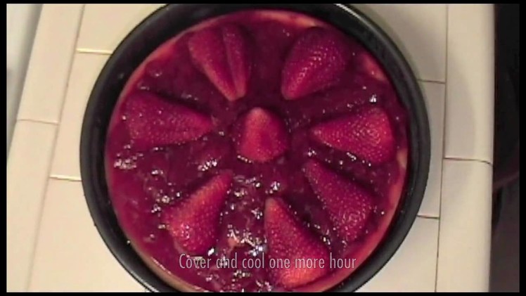 Strawberry Cheesecake Recipe - Delicious Desert with Fresh Strawberries
