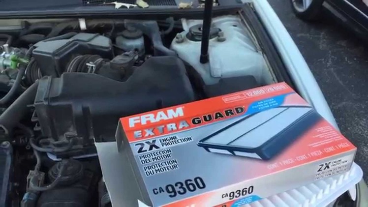 Toyota Camry 2002 2003 2004 2005 2006 air filter replacement DIY V6