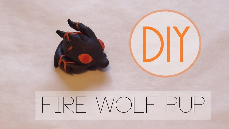 Adventure Time Fire Pup Tutorial [Polymer Clay]