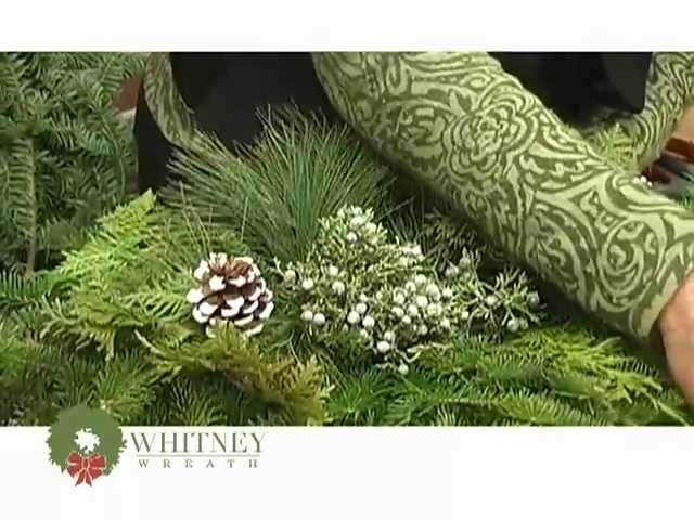 Beautiful fresh Christmas Wreaths, Hand-made in Maine by Whitney Wreath