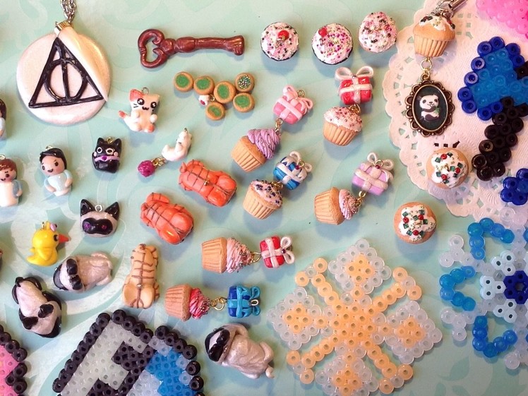 Charm Update #6 | Cats, Cupcakes + Perler Bead Creations