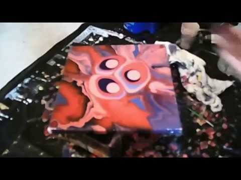 Fluid Acrylic Abstract Painting Technique