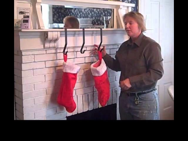 Handmade Iron Christmas Stocking Hangers