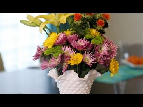 Homemade Flower Arrangements for a Wedding Reception : Great Wedding Ideas
