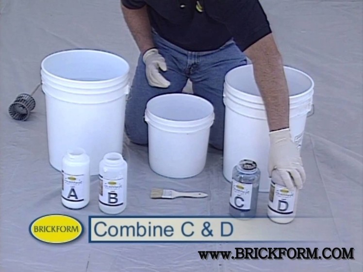 How to color concrete using Brickform FreestylePRO stain