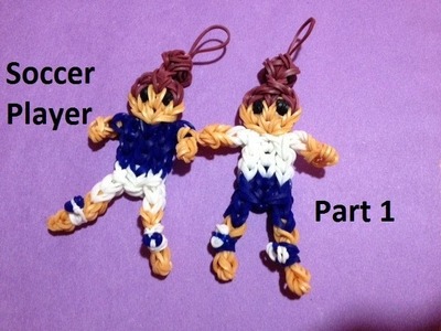 How to Make a Soccer Player on the Rainbow Loom Part 1 - Original Design