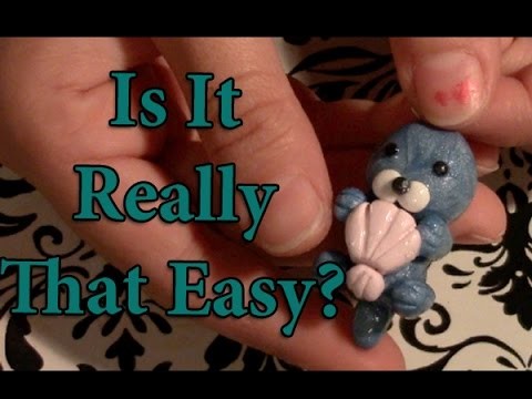 Is It Really That Easy?- Polymer Clay Otter Charm