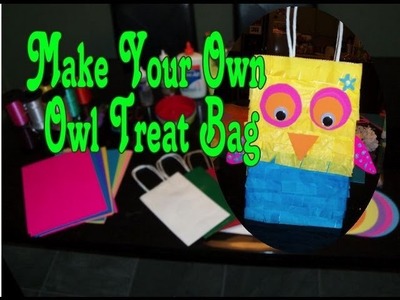 Make your Own Owl Treat or Goody Bag Favors for Kids' Parties