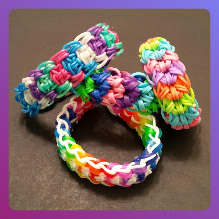 My New Reversible "Kabuto" Rainbow Loom Bracelet.How To Tutorial