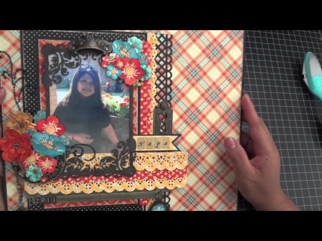 "Napa" Layout using Graphic 45's Mother Goose papers