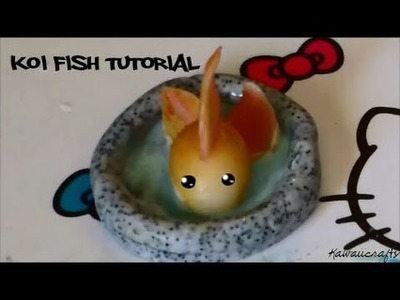 Polymer clay Koi Fish tutorial