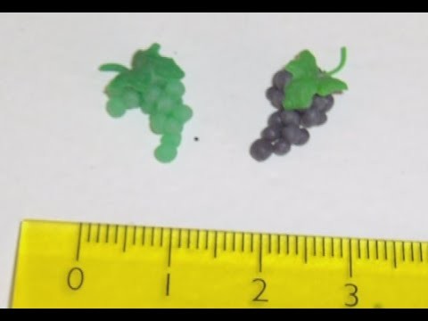 Polymer Clay Miniature - Grapes