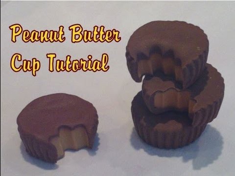Reese's Peanut Butter Cup Tutorial (Polymer Clay)