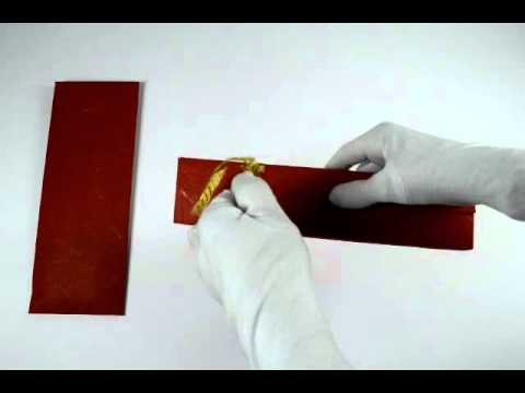 S7, Red Color, Handmade Paper, Scroll Invitations, Jewish Invitations, Scroll Wedding Invitations