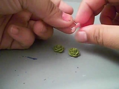 Tutorial #2: how to make easy rose earrings ♥