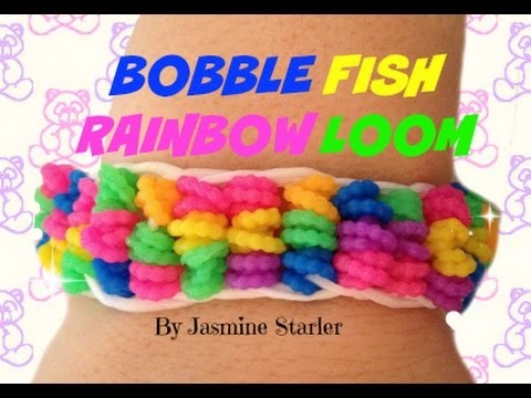 BOBBLE FISH Rainbow Loom Tutorial