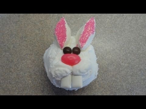 Decorating Cupcakes: #36 Bunny