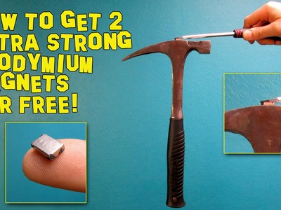 DIY#2: How to get 2 Ultra Strong Neodymium Magnets for free from a old DVD