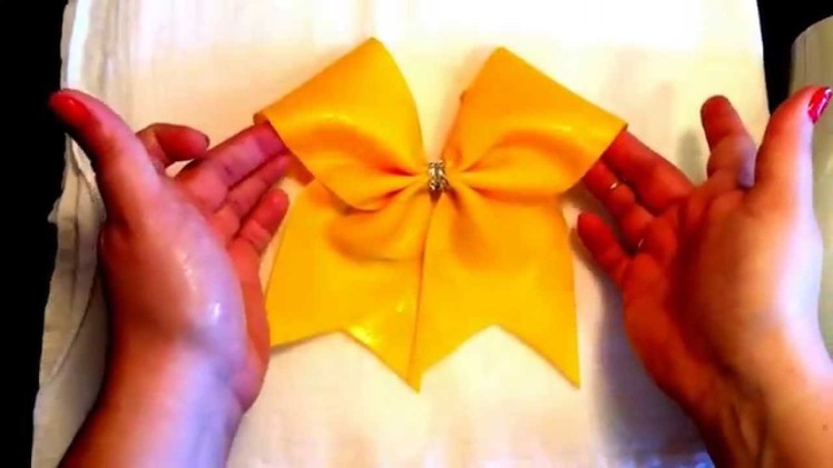 DIY Cheer Bow Tutorial How to Stiffen Your Bow!