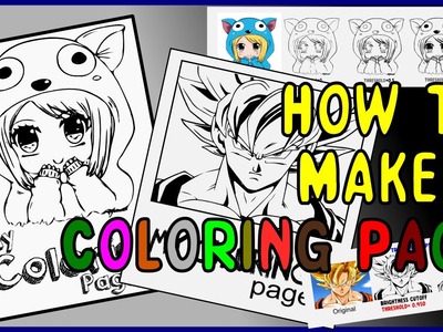 DIY | Coloring Pages in INKSCAPE | Como hacer Paginas para colorear