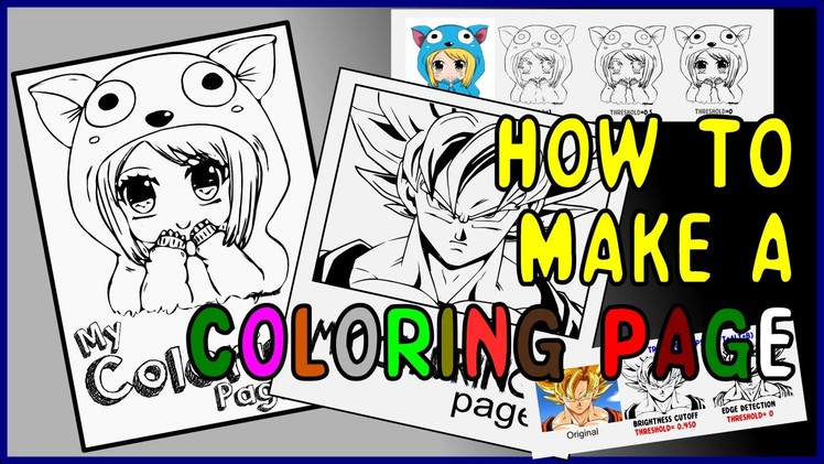 DIY | Coloring Pages in INKSCAPE | Como hacer Paginas para colorear