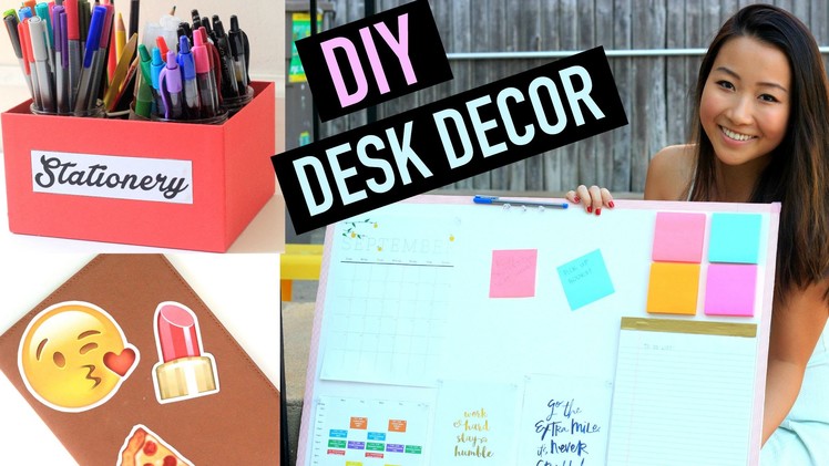DIY Desk Organization & Decor for Back To School | CarolynInNYC