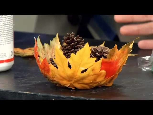 DIY Fall Leaf Bowl