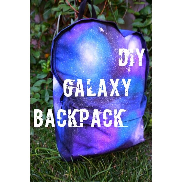 DIY GALAXY BACKPACK! by Redhead
