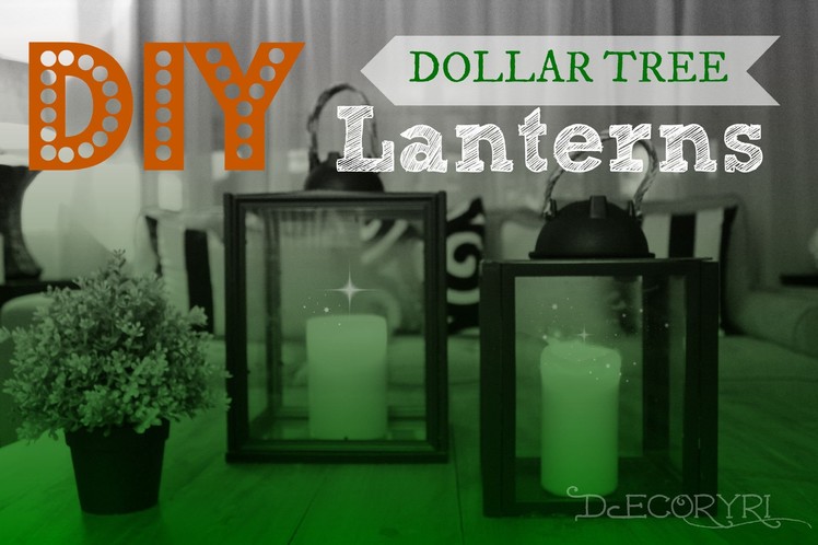 DIY Glass Lanterns!