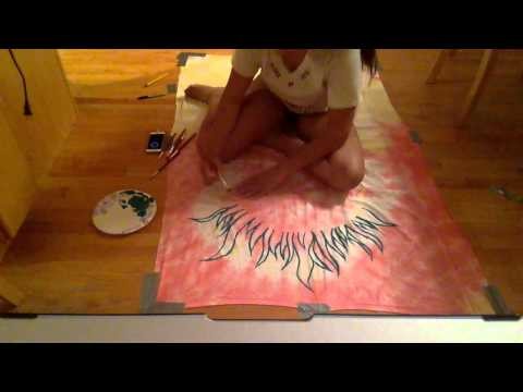 DIY Glow-in-the-Dark Tapestry