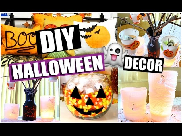 DIY Halloween DECOR! Collab with KeepUpWithLiv | STYLOWEEN