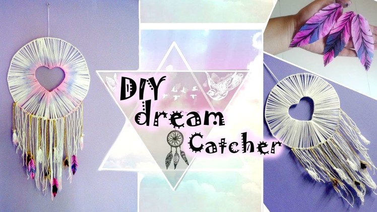 DIY Huge Dream Catcher ( Tumblr Inspired )
