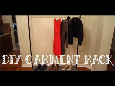 DIY: Industrial Style Garment Rack