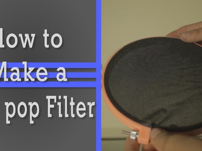 Diy Pop Filter (HD) Quick Tutorial