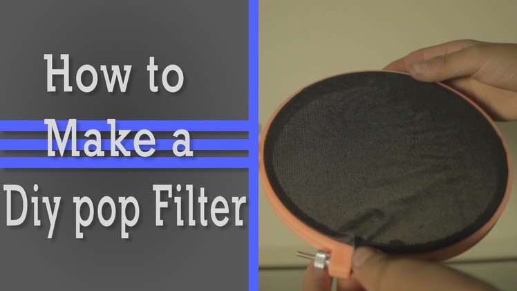 Diy Pop Filter (HD) Quick Tutorial