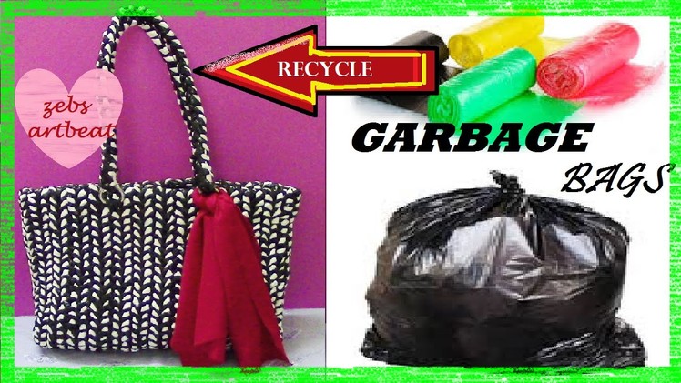 DIY| The Basket Bag| Recycle Plastic Bags