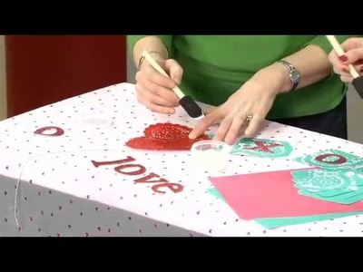 DIY Valentine Doily Banner