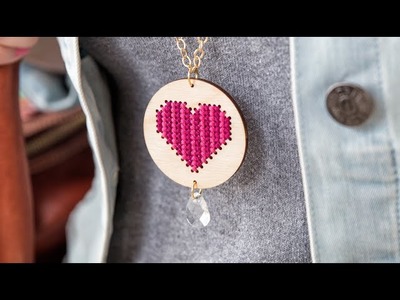 DIY Valentine Necklace | Sewing Craft | Apostrophe S | Sew Much Love