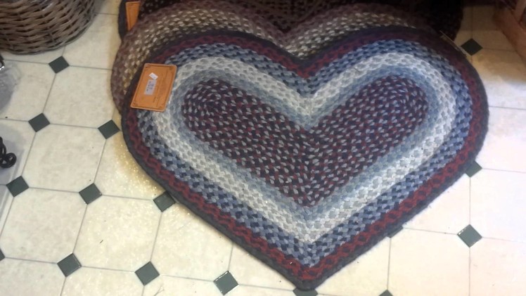 Heart Rugs (Jute) at The Weed Patch Country Store